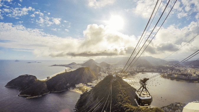 The view from Sugarloaf Mountain will blow your mind, see Rio from the clouds!