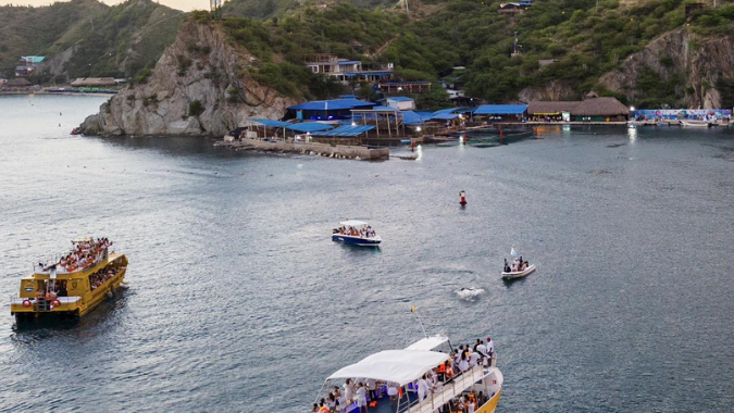 Découvrez la vie marine à Santa Marta avec cette visite de l'aquarium Rodadero, transfert en bateau inclus !