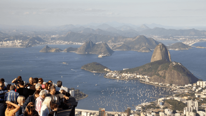 Admire the best view of Rio de Janeiro from Christ the Redeemer!