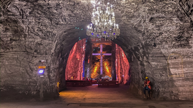 Não se esqueça de incluir sua visita à Catedral de Sal de Zipaquira em sua visita a Bogotá, com traslado e audioguia incluídos!