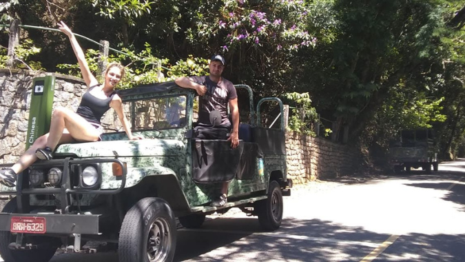 Explore the famous Tijuca Forest in Rio by Jeep and feel nature up close!